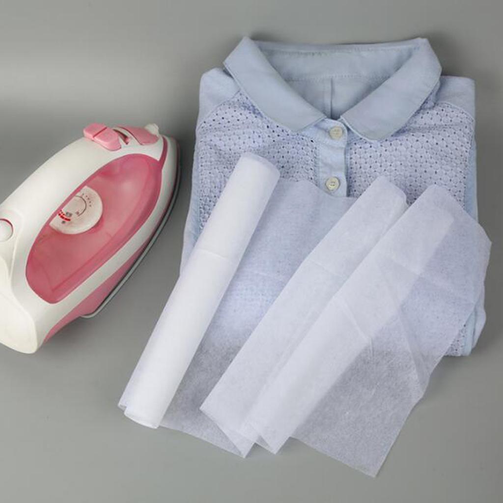 Interfacing Iron On - 軽量接着芯地生地、アイロン接着式不織布、生地の襟や工芸品用の縫製アクセサリー