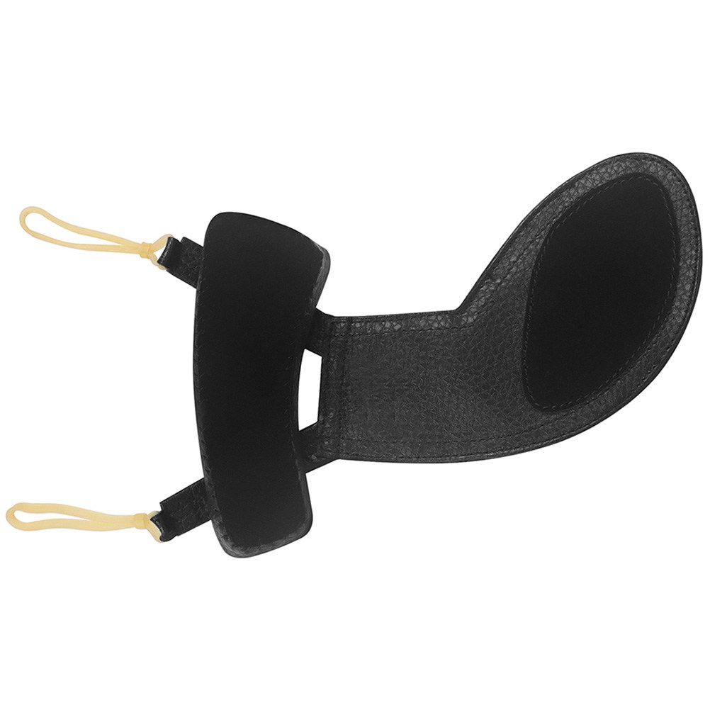 Shoulder Pad Set In - バイオリン用あご当てと肩当て、および微調整器のセット。黒色の楽器交換用アクセサリー。