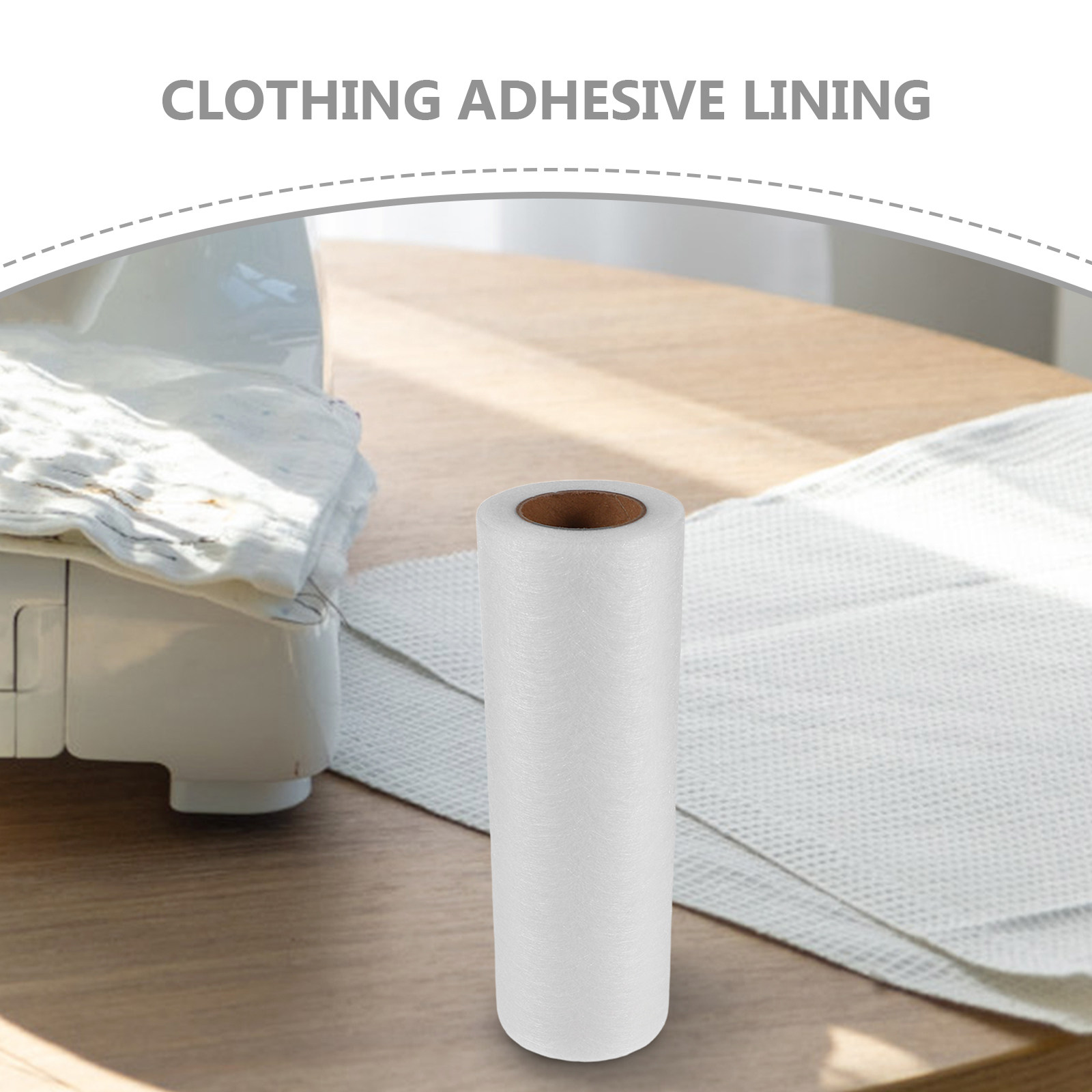 Interfacing Iron On - 布用両面接着剤、アイロン接着式、不織布、裁縫用、衣類の裾縫い用テープ