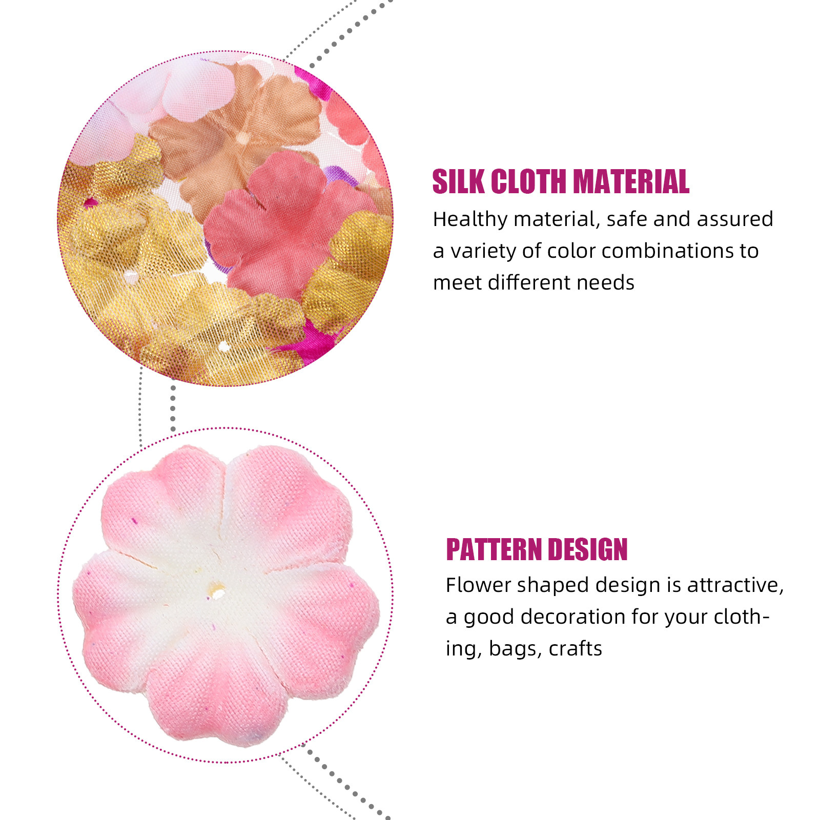500個入り 花柄ワッペン DIY アパレル用ワッペン 縫い - Sewing Recycling のレビューと価格
