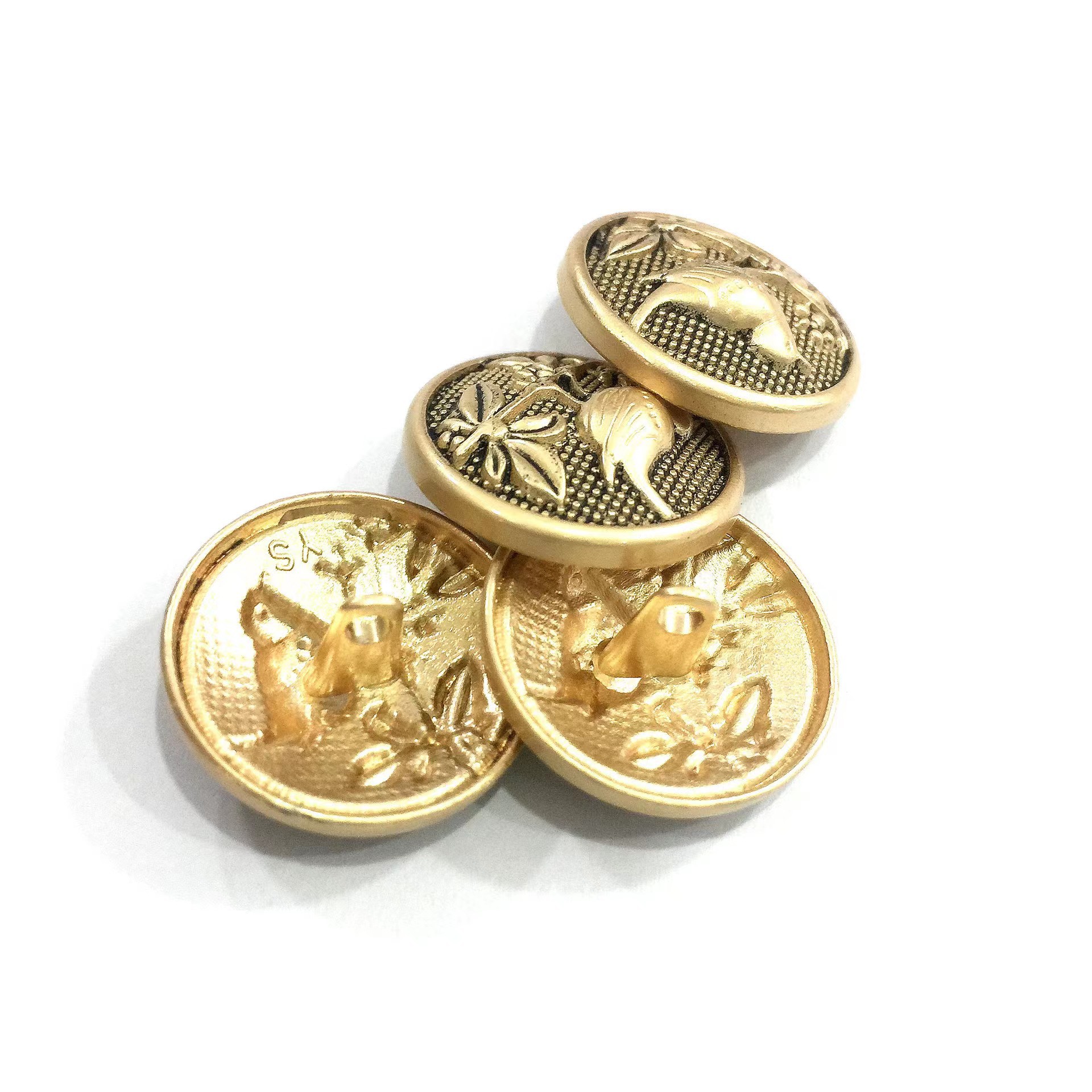 10 個の金属ボタンラウンドフラワーバードペイントボタン D - Button Hole Cutter のレビューと価格