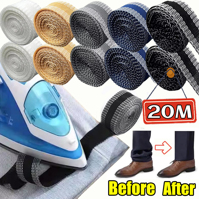 1-20M DIY自己粘着式生地パンツ裾短縮用アイロン接着テ - Interfacing Iron On のレビューと価格