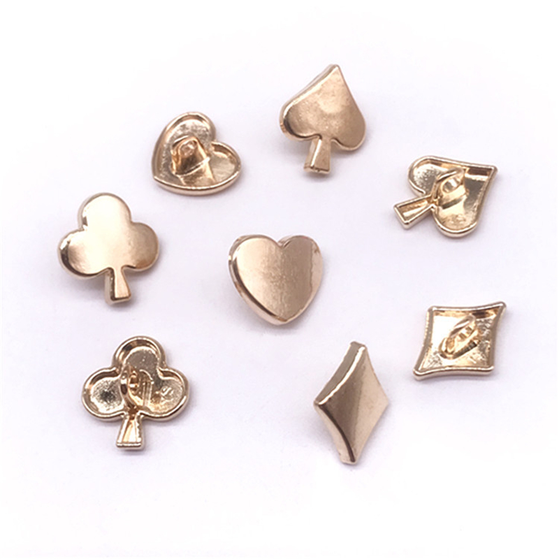 14 ミリメートルトランプ金属ポーカーボタンプラムハートボタ - Button Hole Cutter のレビューと価格