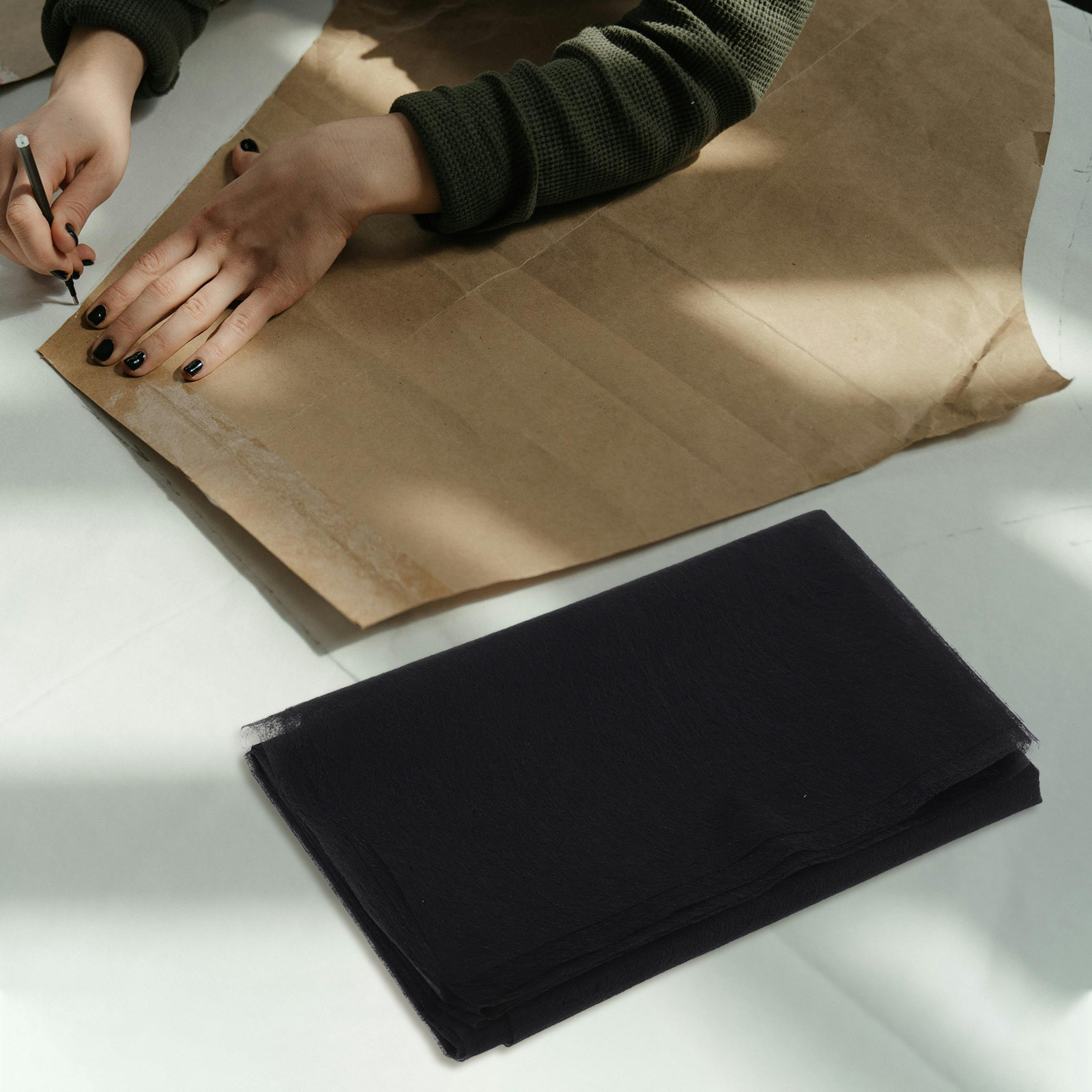 両面不織布、軽量、防水性、アイロン接着可能、DIYキルティン - Interfacing Iron On のレビューと価格